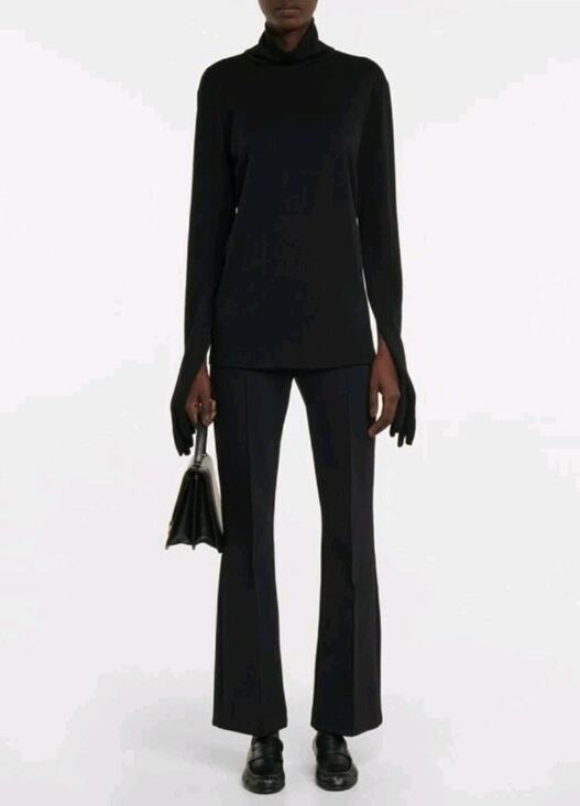 The Row Tops - NWT The Row Aino Turtleneck Wool-blend Top M Avant Garde Gloves Minimalist